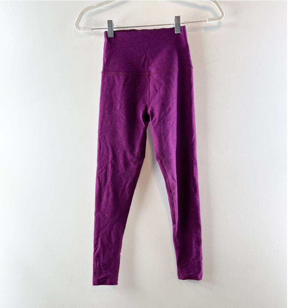 Beyond Yoga Caught In The Midi Spacedye High Rise 7/8 Leggings Royal Purple XS